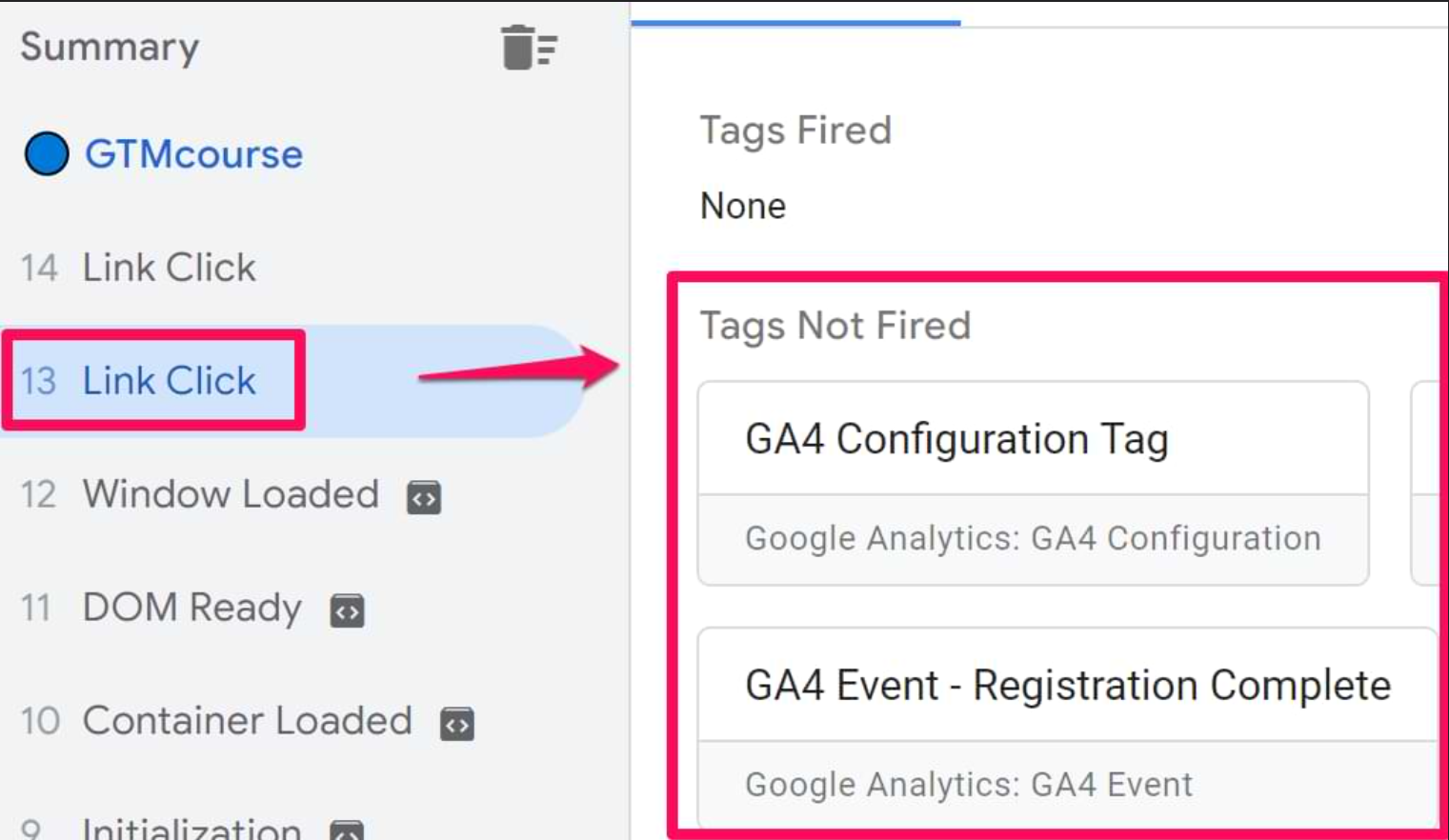 GTM Preview Mode debugging Google Ads conversion tag trigger failure