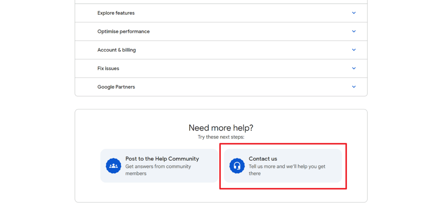 How to ask Google Ads support about account-level compliance review for zero impressions