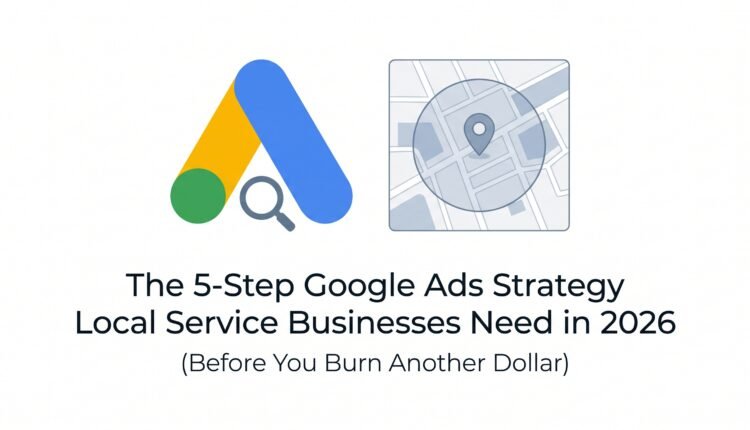 The 5-Step Google Ads Strategy Local Service Businesses Need in 2026 (Before You Burn Another Dollar)